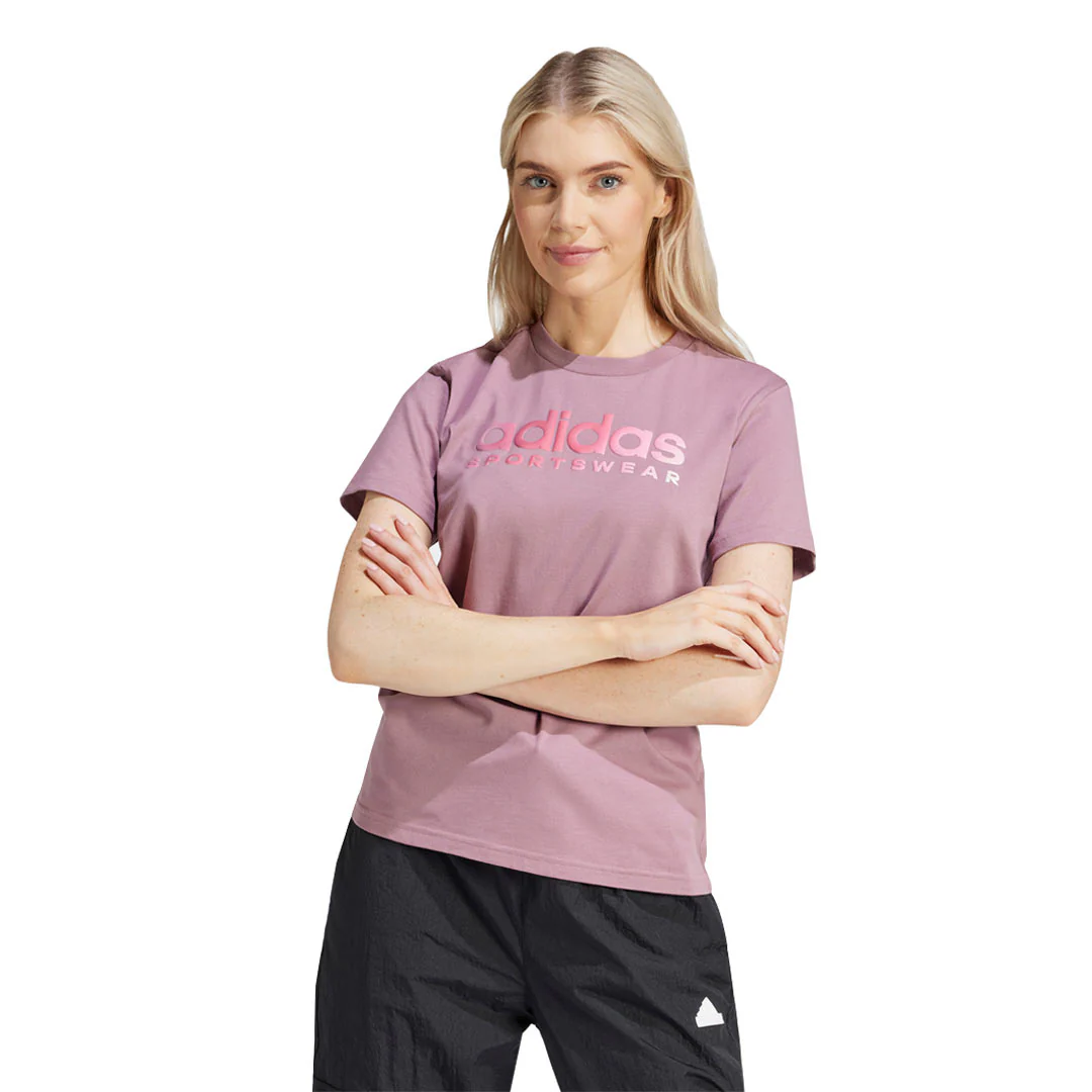 adidas - Women's The Soft Side Linear T-Shirt (IT1443) - Image 2