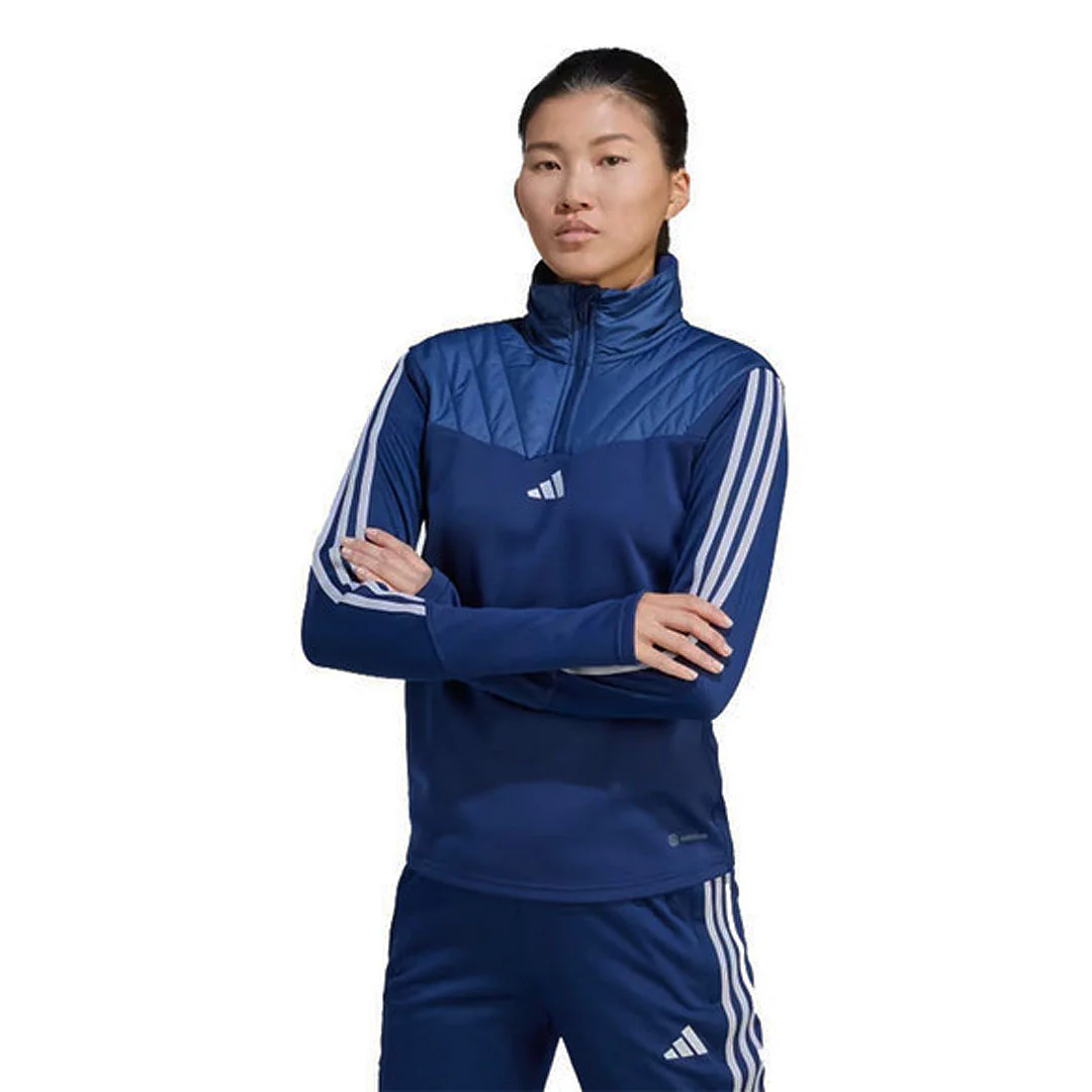adidas - Women's Tiro 23 Winterized 1/4 Zip Top (IL3178) - Image 2
