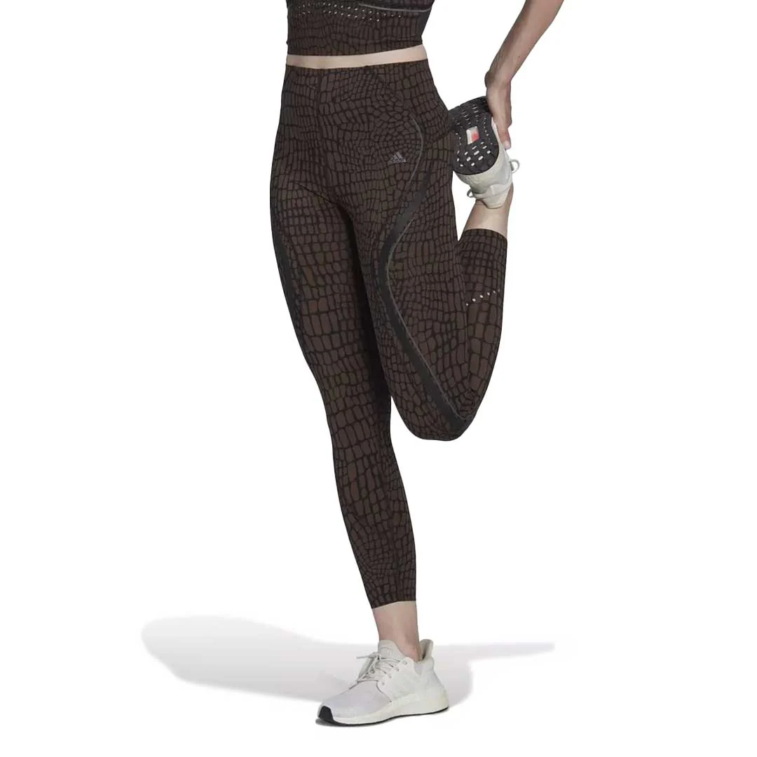 adidas - Women's TLRD HIIT Croco Luxe Training 7/8 Leggings (HM8269) - Image 2