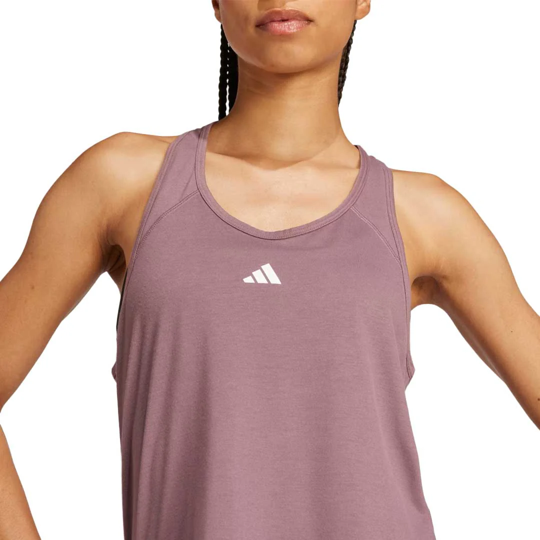 adidas - Women's Train Essentials Minimal Branding Racerback Tank Top (IX1019) - Image 5
