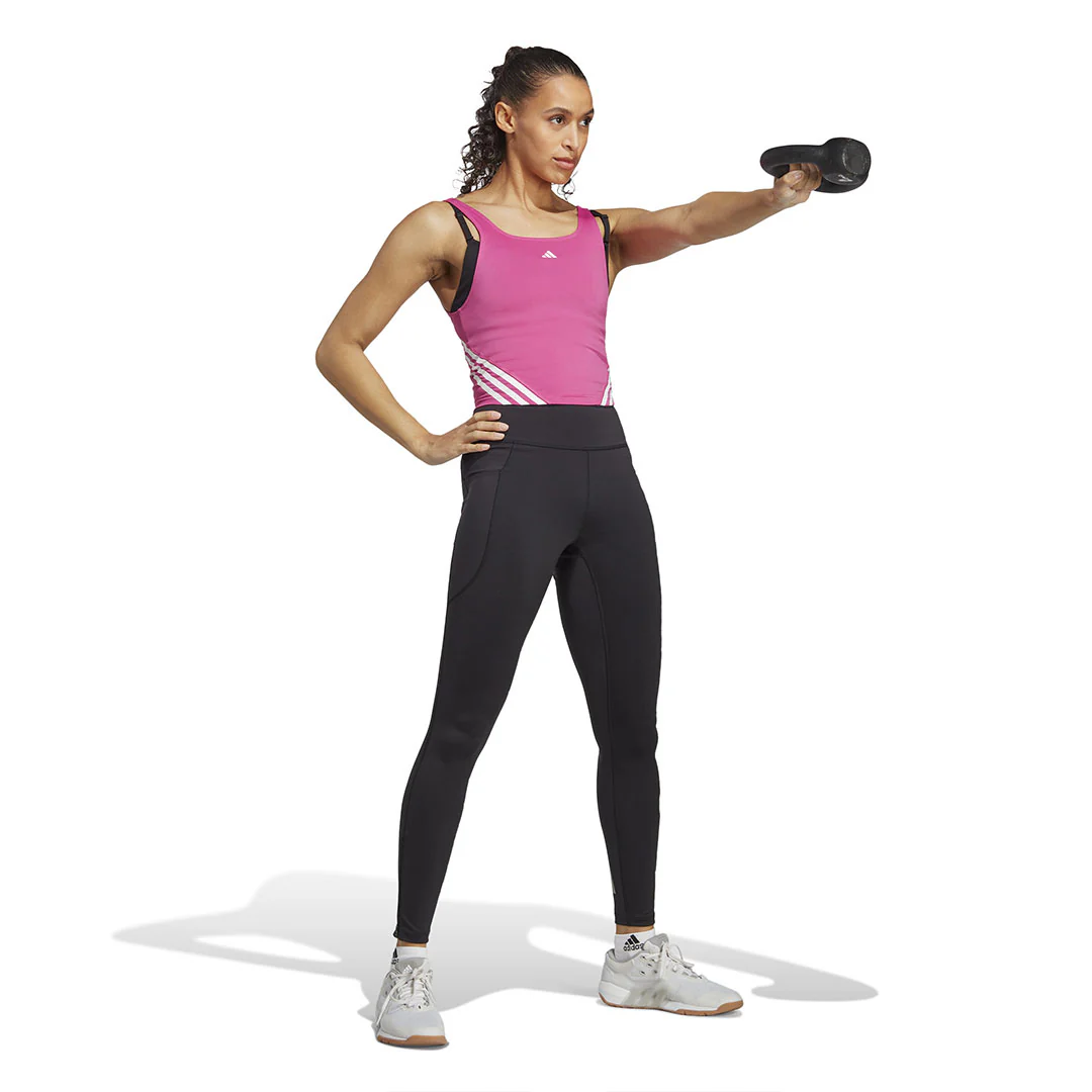 adidas - Women's Train Icons 3-Stripes Tank Top (HS2385) - Image 4