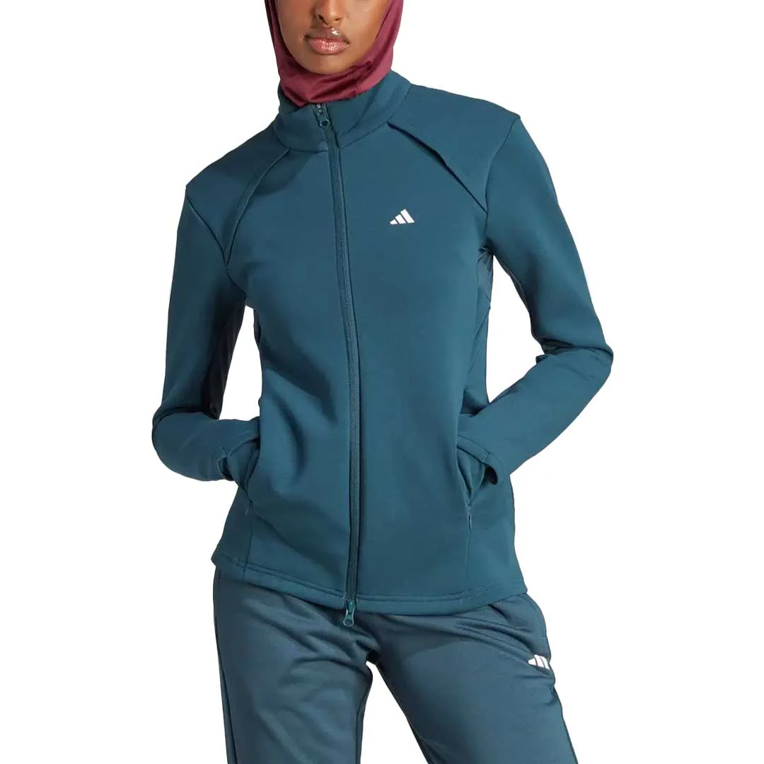 adidas - Women's Training Cover-Up Full-Zip Jacket (IM4734) - Image 2