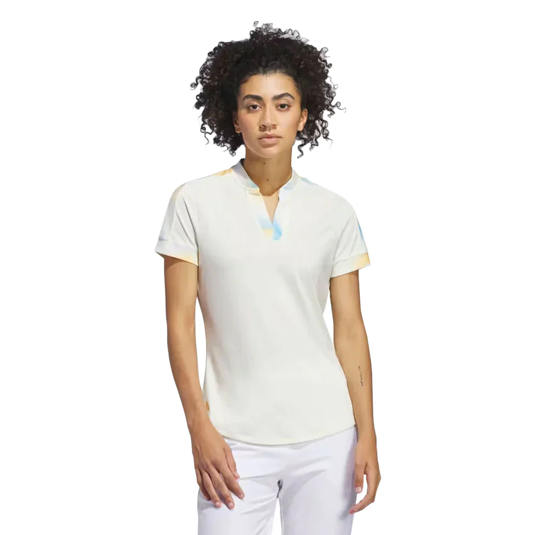 adidas - Women's Ultimate365 Print Short Sleeve Polo (IP4229) - Image 2