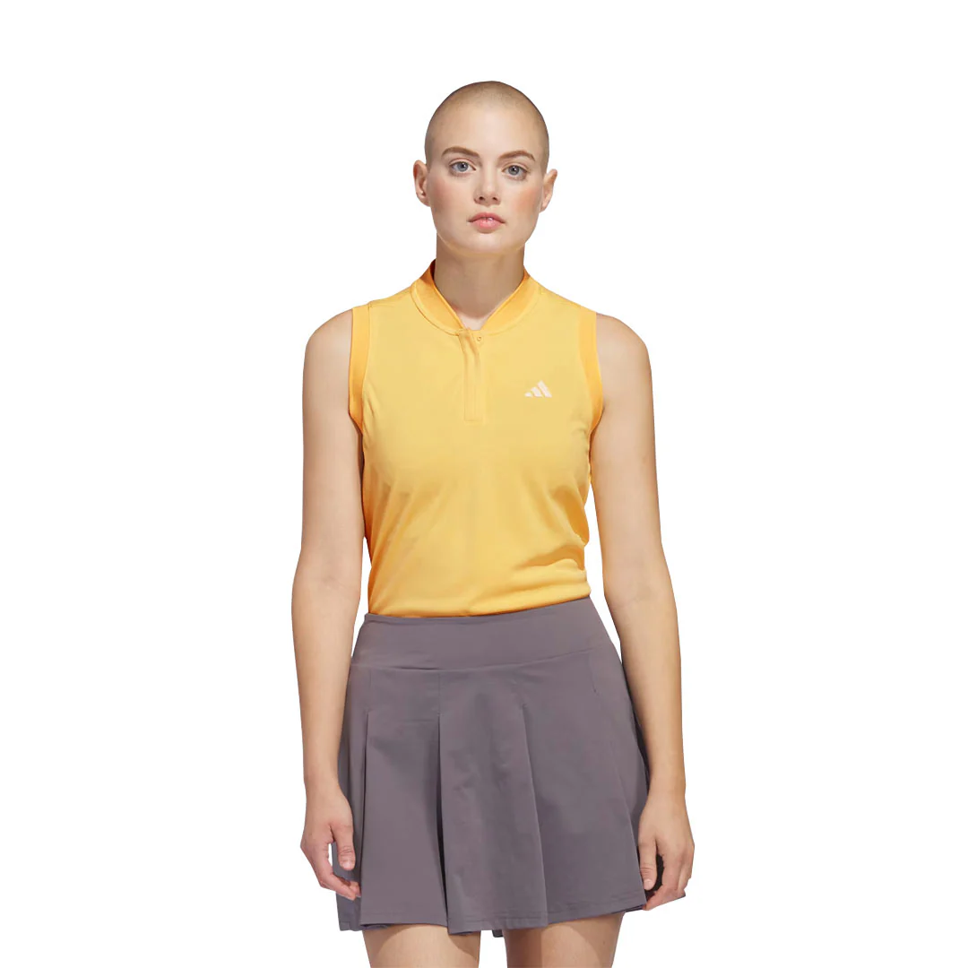 adidas - Women's Ultimate365 Tour HEAT.RDY Sleeveless Polo (IP4175) - Image 2