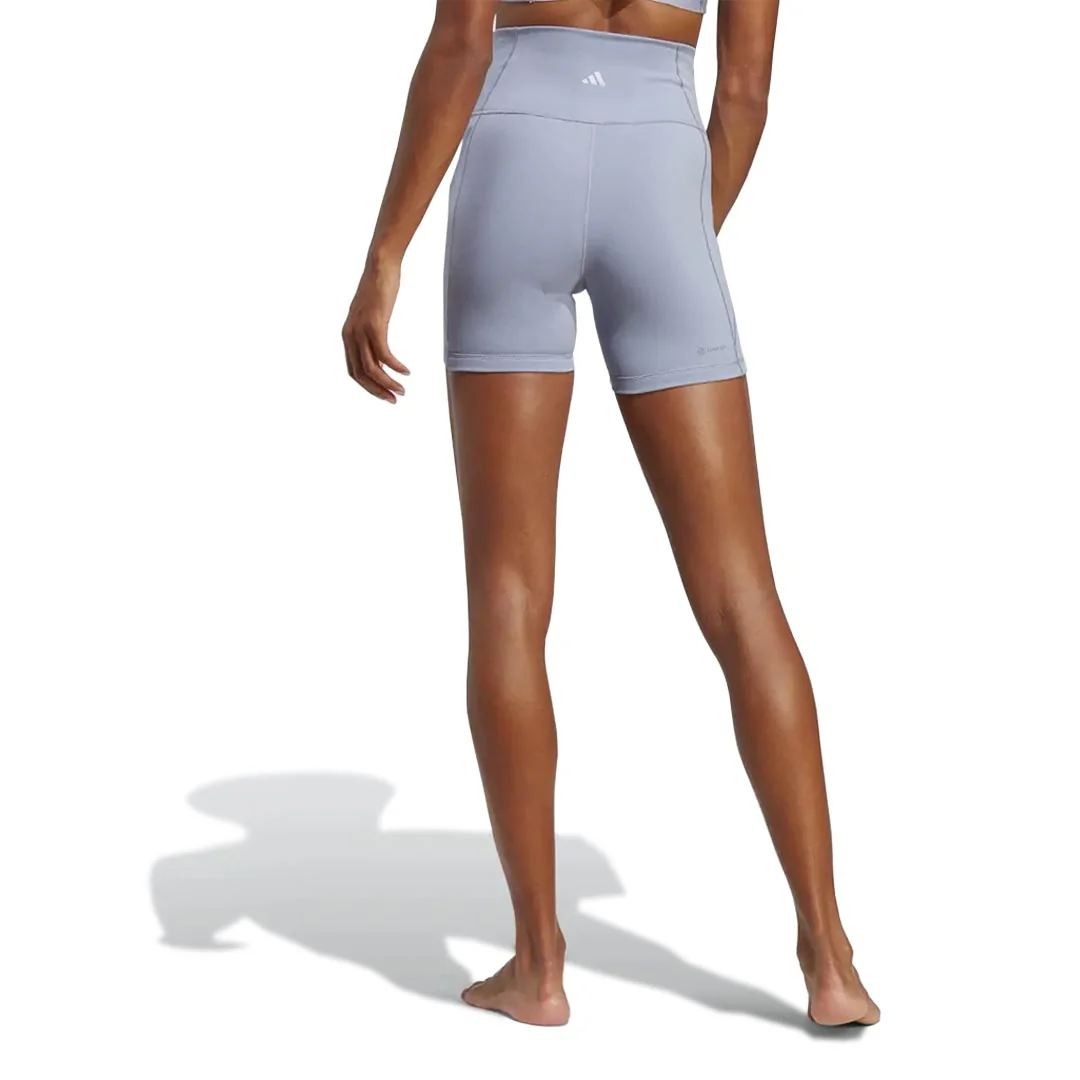adidas - Women's Yoga Studio 5 Inch Biker Shorts (HR5432) - Image 3