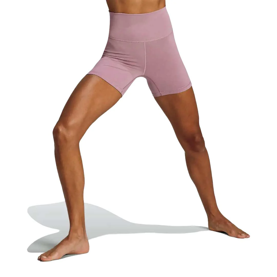 adidas - Women's Yoga Studio 5 Inch Shorts (IJ6843) - Image 2