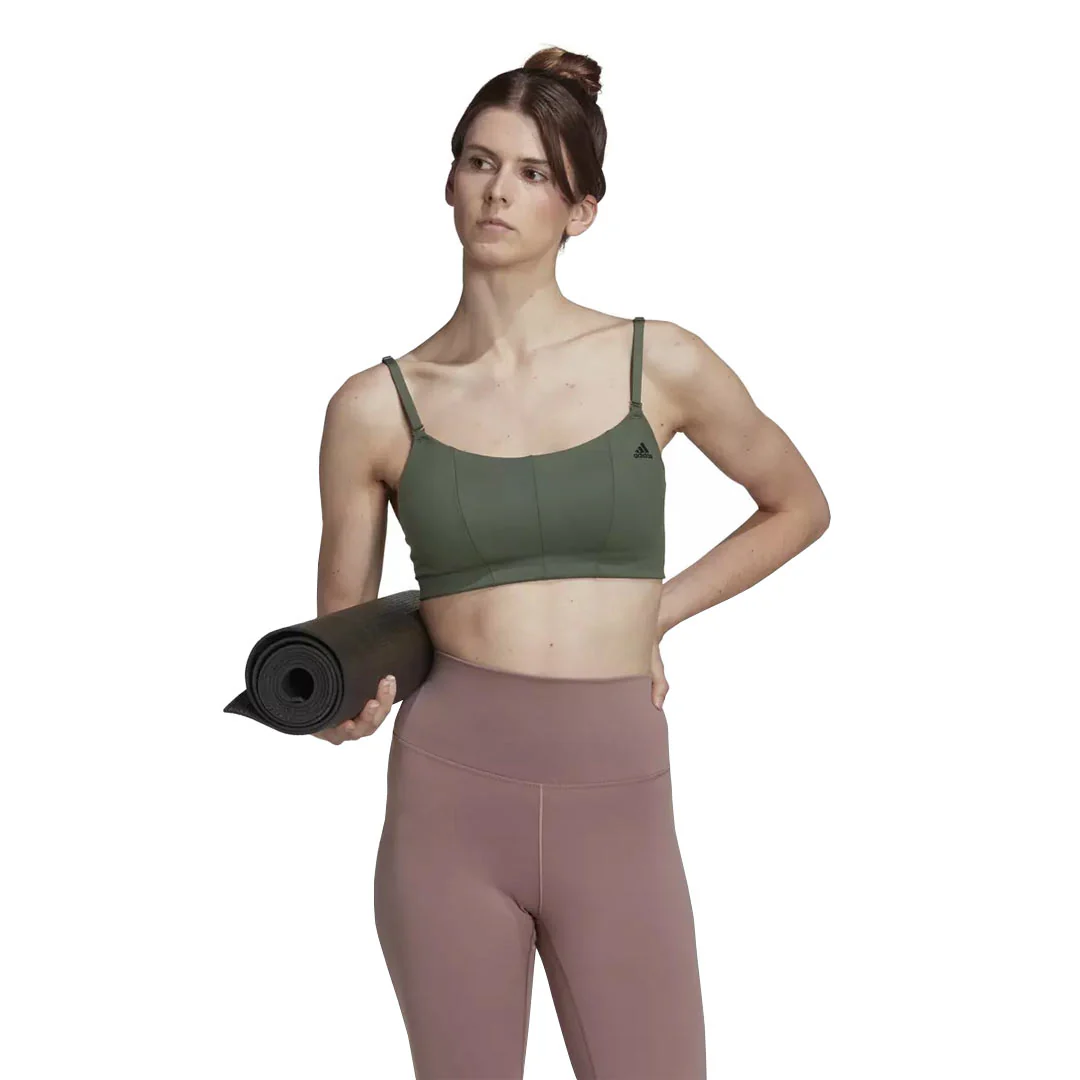 adidas - Women's Yoga Studio Light-Support Bra (HT1709) - Image 2