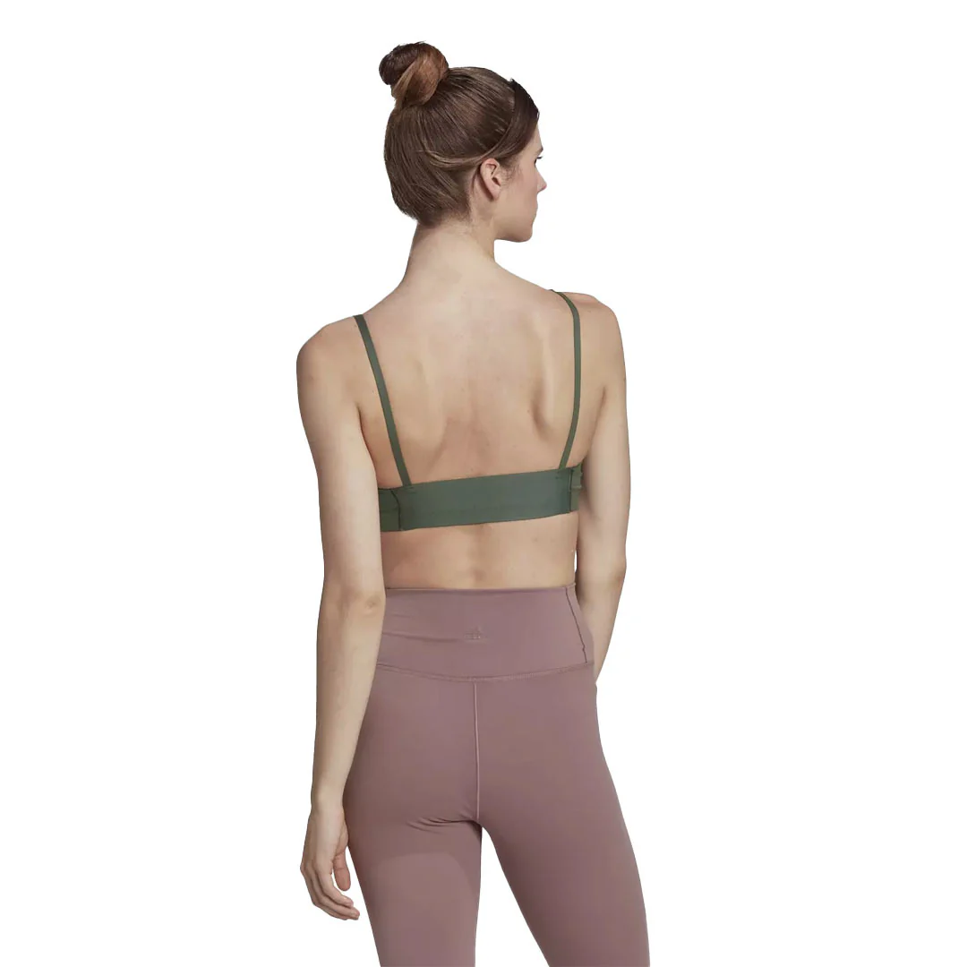 adidas - Women's Yoga Studio Light-Support Bra (HT1709) - Image 3