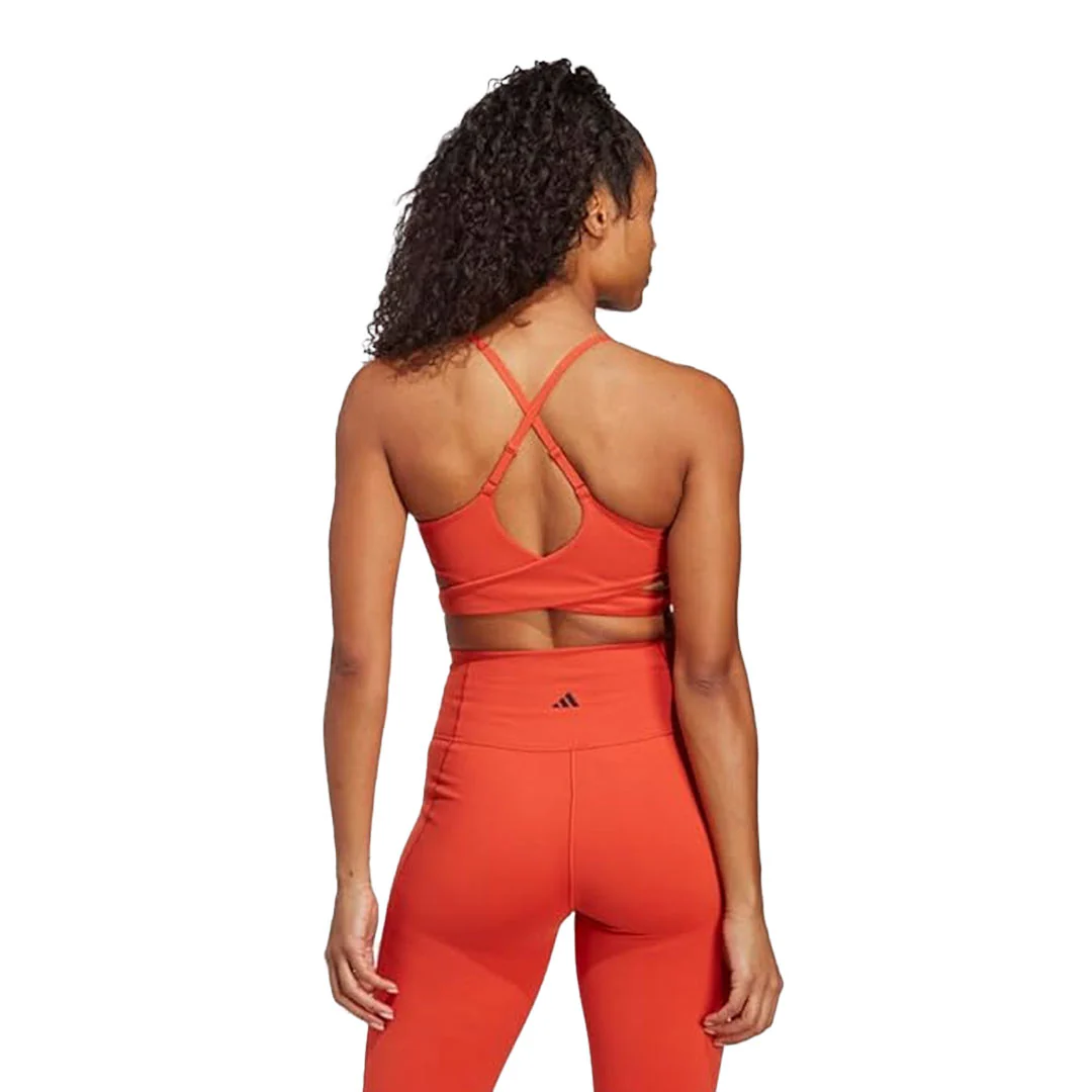 adidas - Women's Yoga Studio Light Support Longline Bra (HR9703) - Image 3
