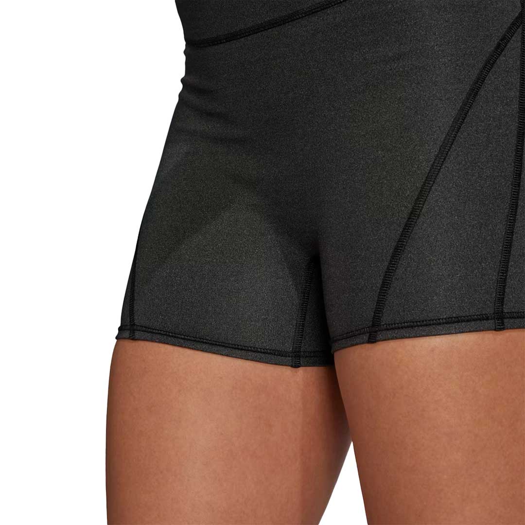 adidas - Women's Yoga Studio Luxe Fire Super-High-Waisted Shorts (HS8810) - Image 7