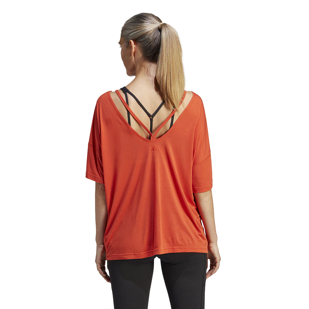 adidas - Women's Yoga Studio Oversized T-Shirt (HR5080) - Image 3
