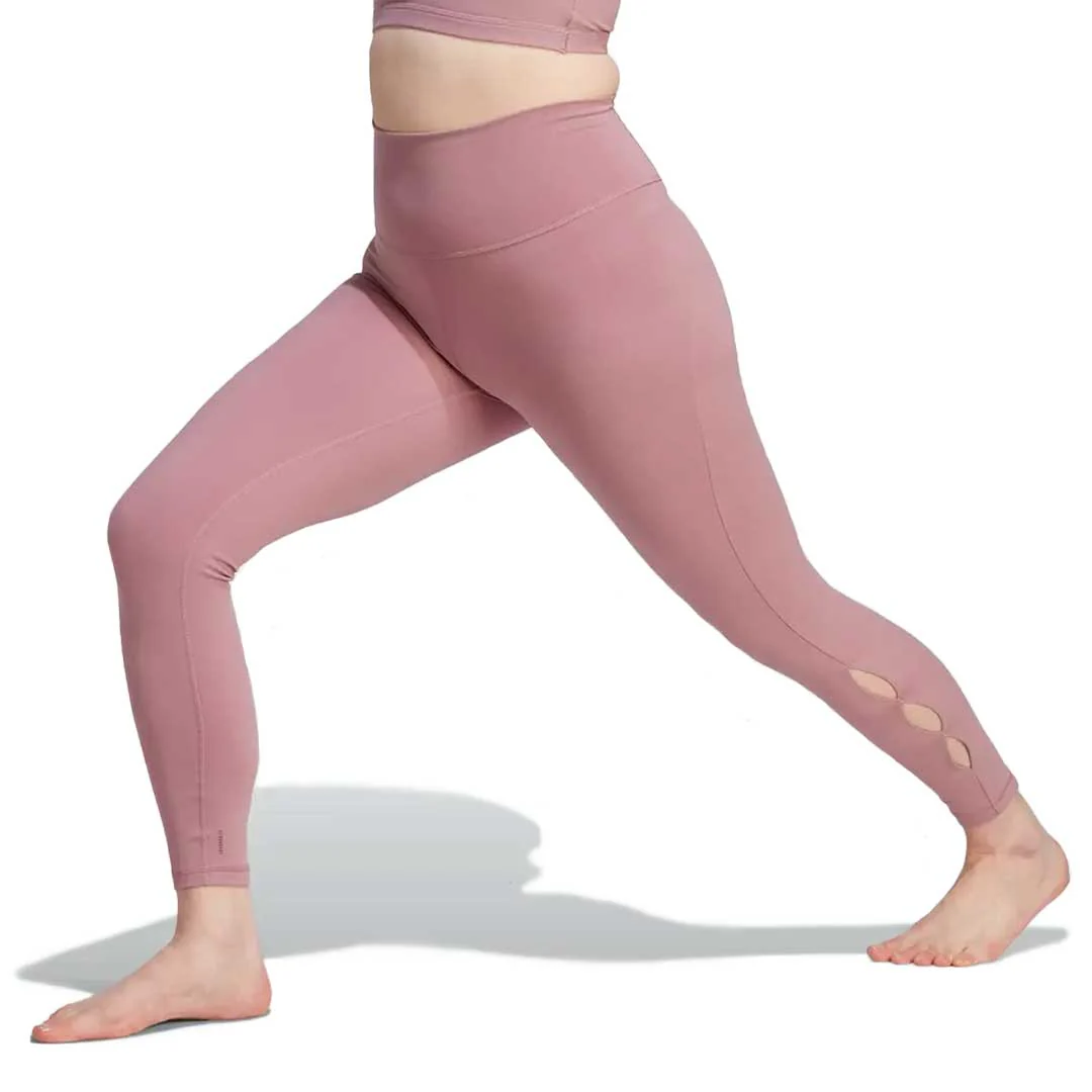 adidas - Women's Yoga Studio Slits 7/8 Leggings (HY2808) - Image 2