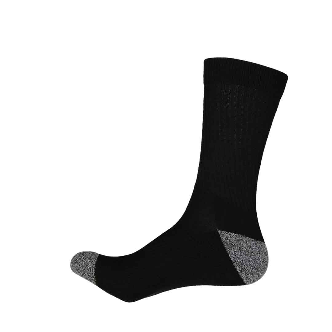 Carhartt - Men's 2 Pack All Season Crew Socks (CHMA2416C2 BLK) - Image 3