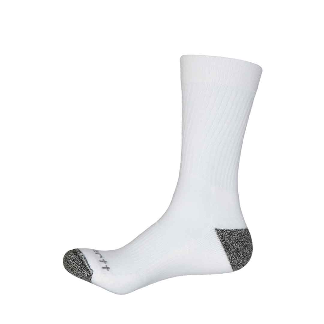 Carhartt - Men's 2 Pack All Season Crew Socks (CHMA2416C2 WHT) - Image 3