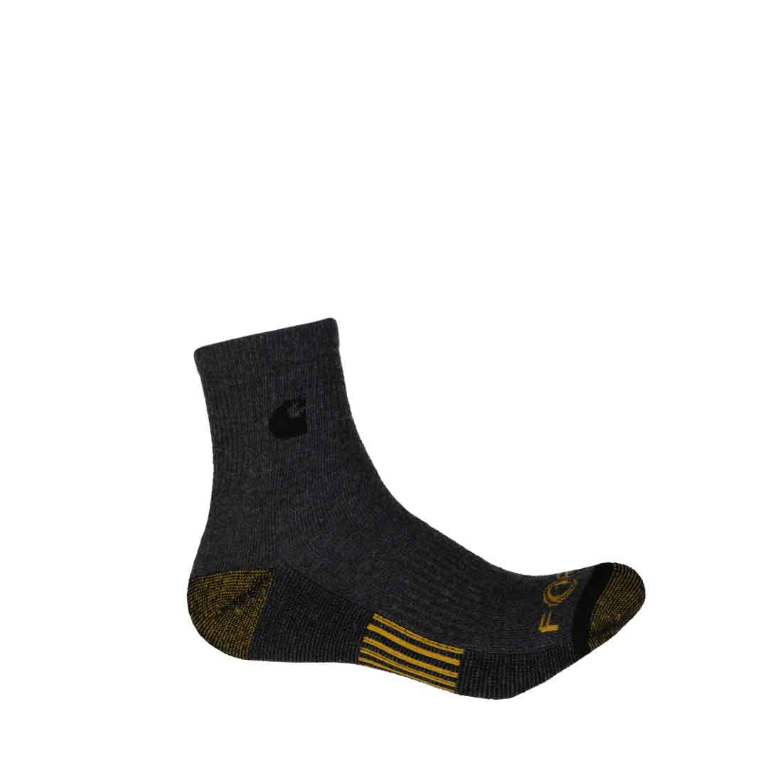 Carhartt - Men's 3 Pack 1/4 Sock (CHMA0106Q3 BLK) - Image 2