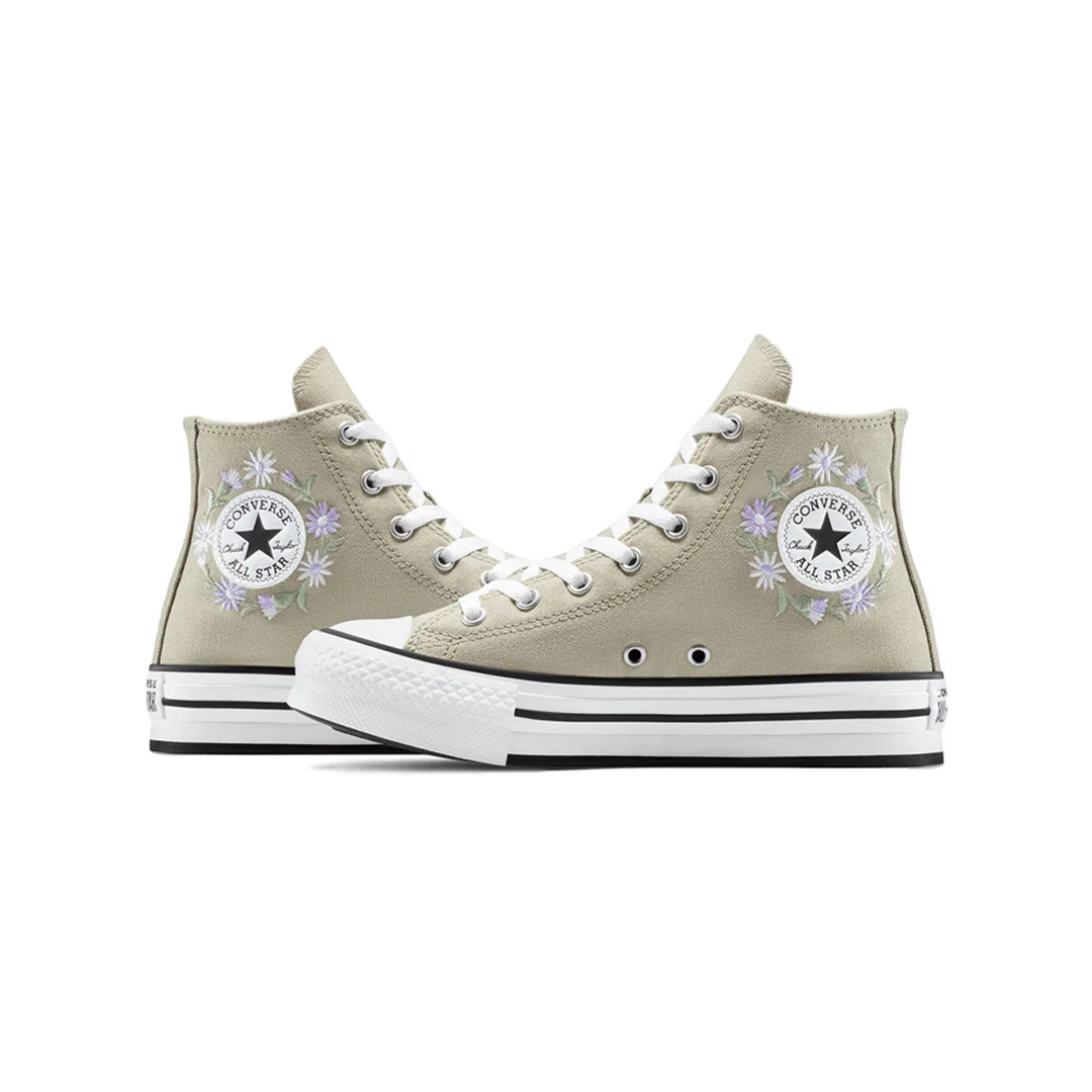 Converse - Kids' (Junior) Chuck Taylor All Star Lift High Top Shoes (A11825C) - Image 2