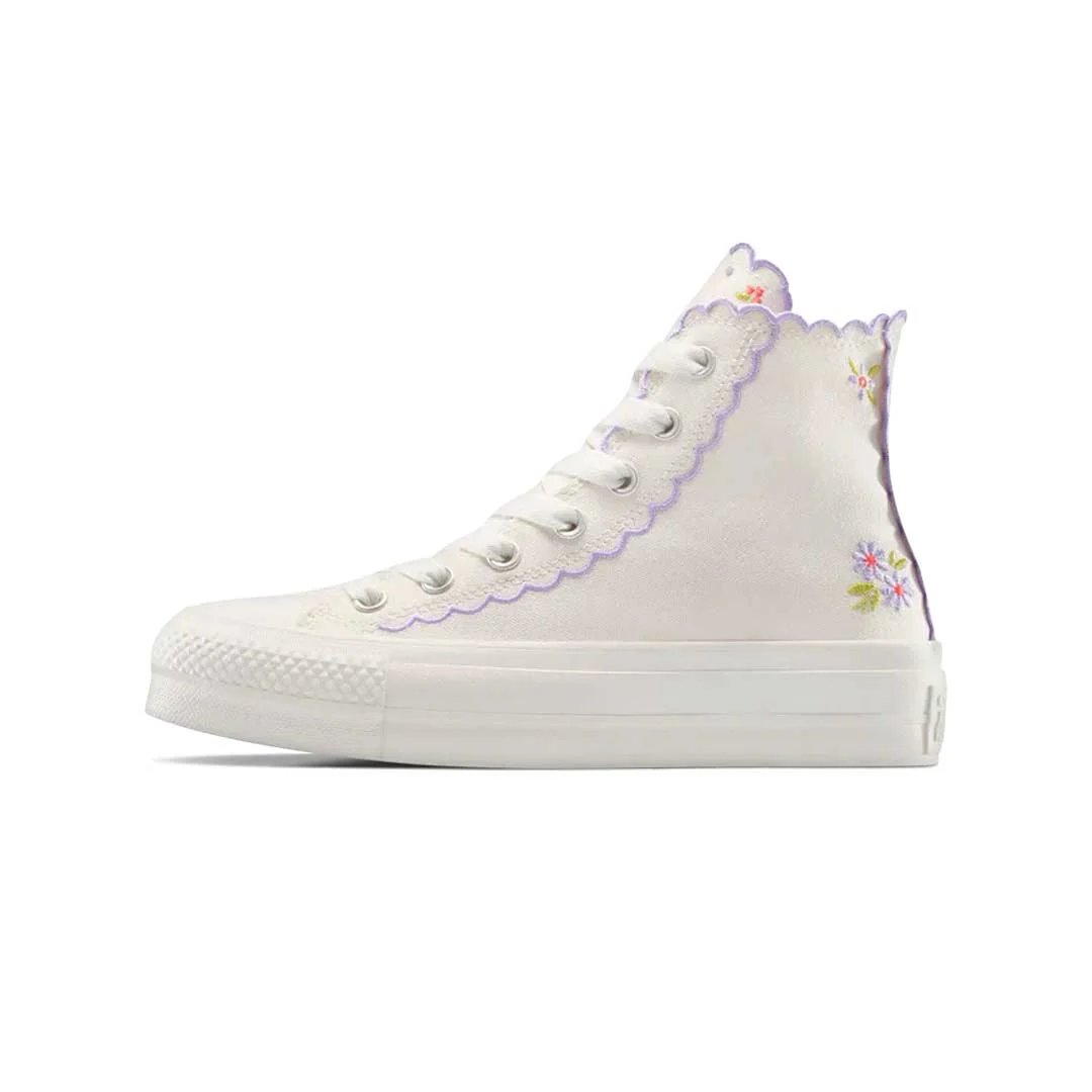 Converse - Women's Chuck Taylor All Star Embroidered Flowers High Top Shoes (A13528C) - Image 2