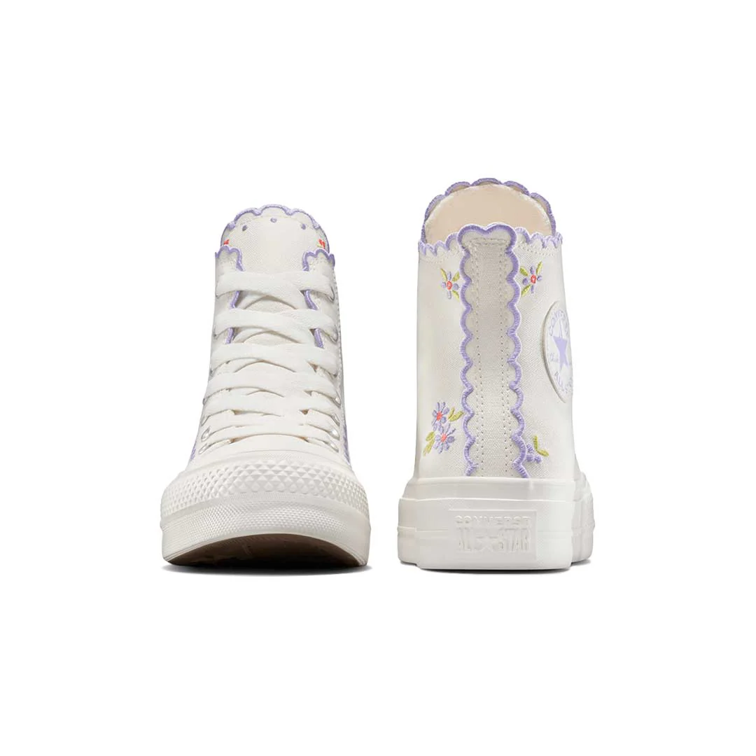 Converse - Women's Chuck Taylor All Star Embroidered Flowers High Top Shoes (A13528C) - Image 3