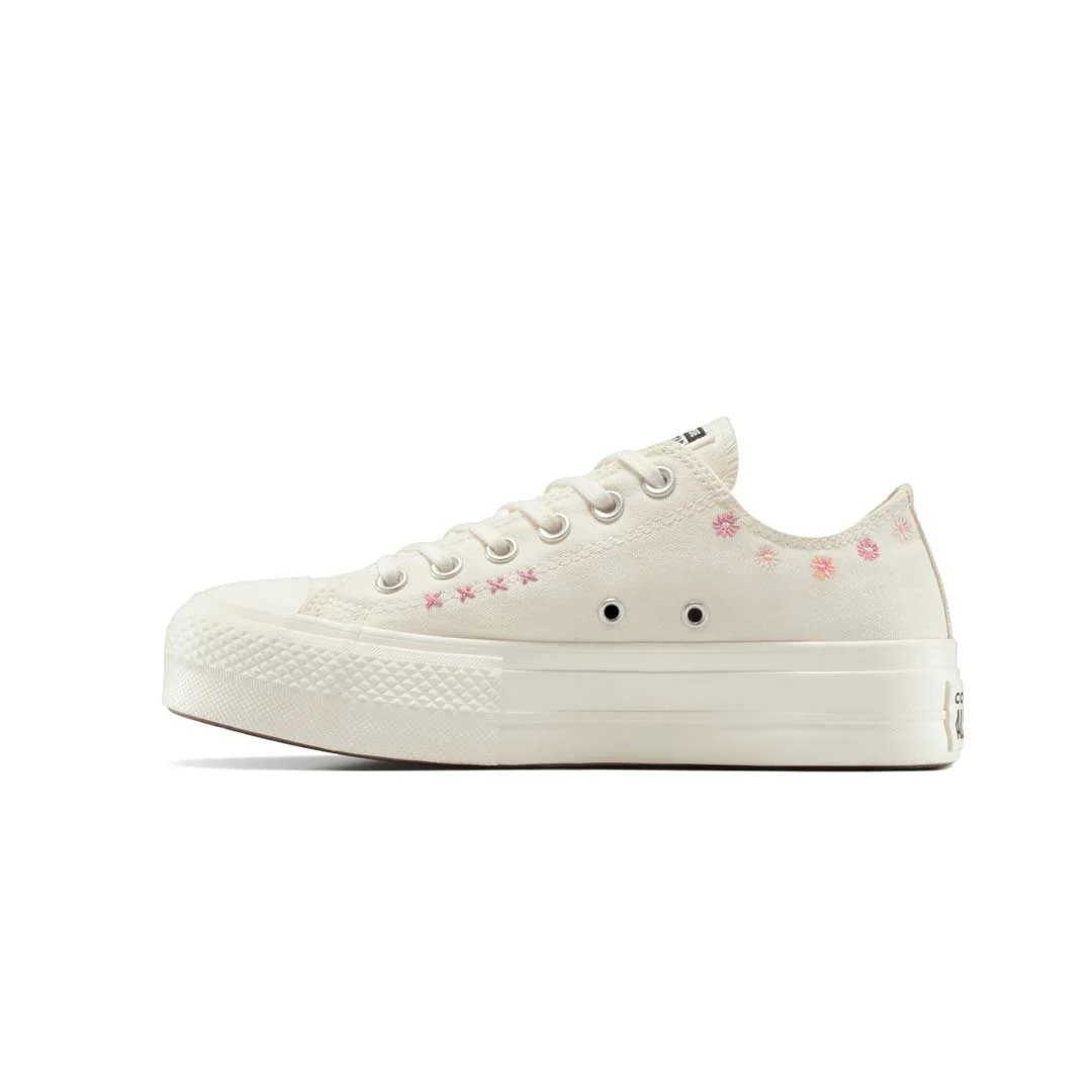 Converse - Women's Chuck Taylor All Star Lift Floral Embroidery Low Top Shoes (A15008C) - Image 2
