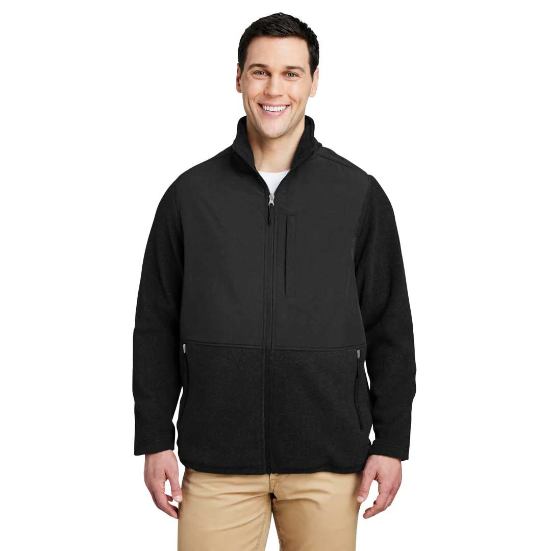 Core365 - Men's Journey Summit Hybrid Full Zip Jacket (CE890 9K) - Image 2