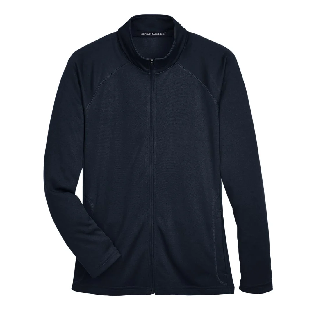 Devon & Jones - Women's Stretch Tech-Shell Compass Full Zip Jacket (DG420W 54)