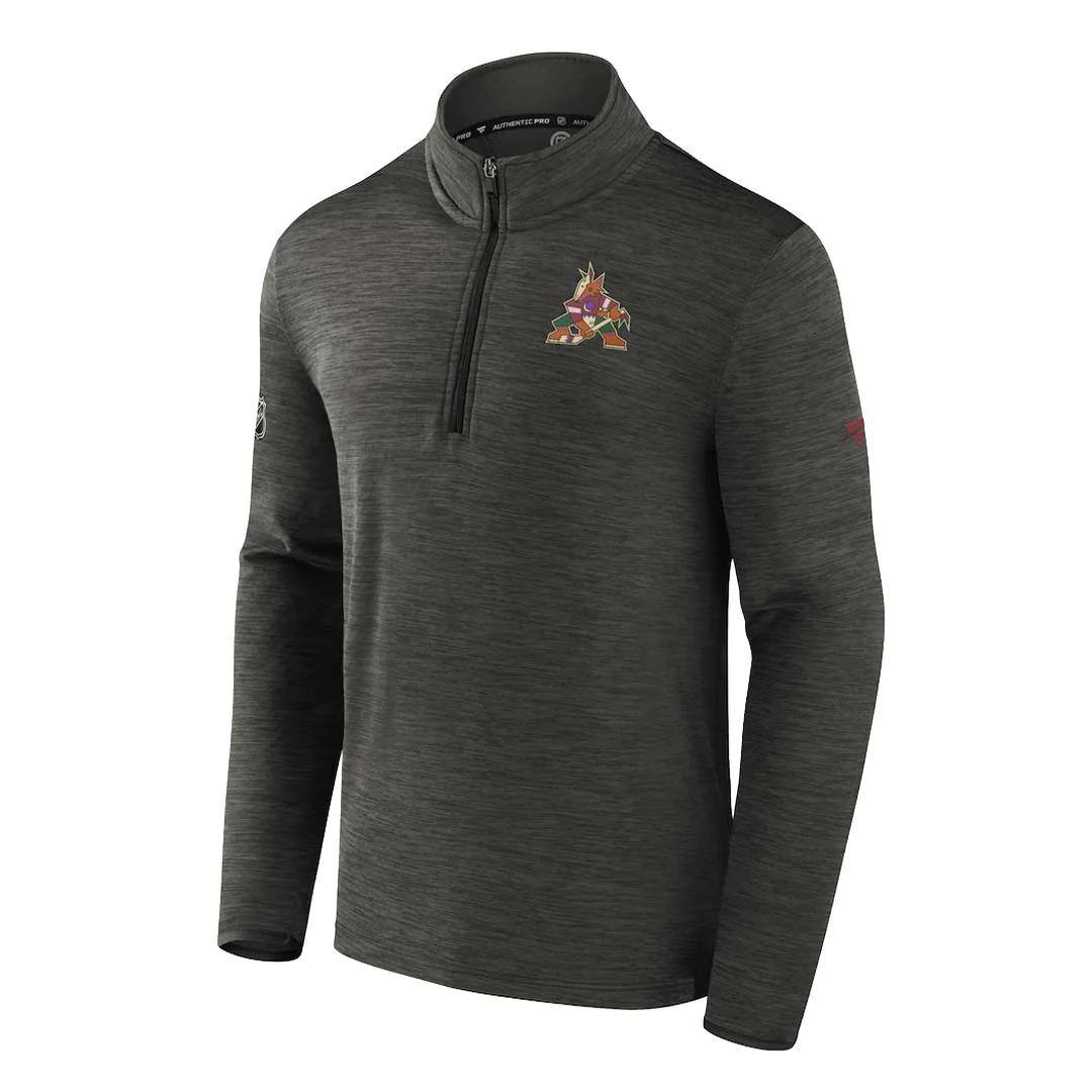 Fanatics - Men's Arizona Coyotes 1/4 Zip Pullover (EZLD 914A 2G3 1OR)
