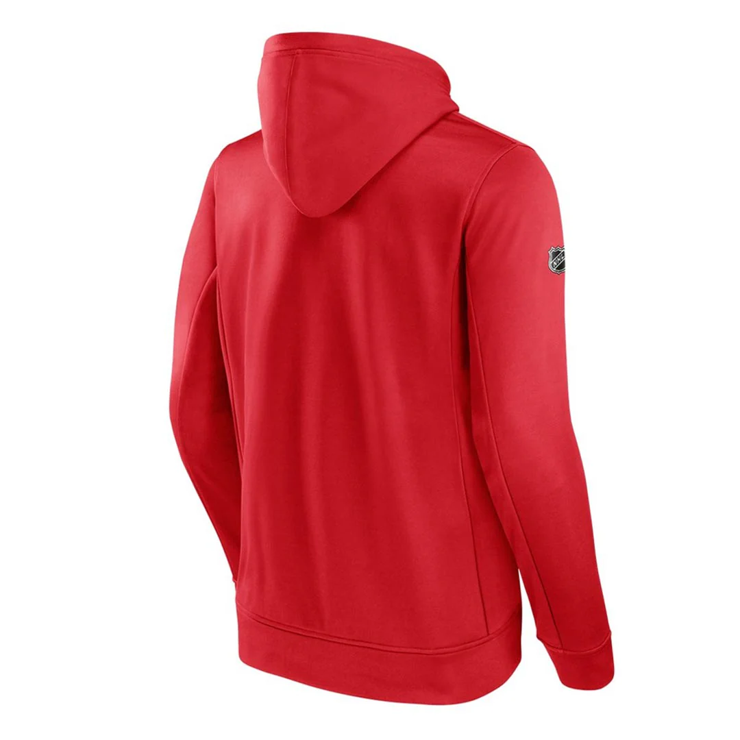 Fanatics - Men's Calgary Flames Authentic Pro Rink Poly Fleece Hoodie (00I8 0736 2C 02U) - Image 2