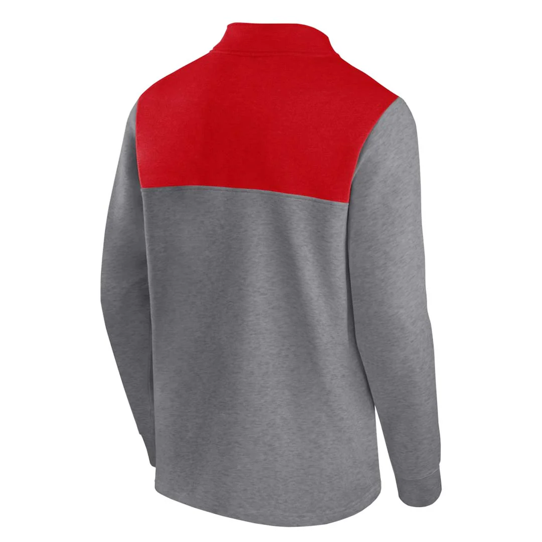 Fanatics - Men's Montreal Canadiens 1/4 Zip Sweater (00VT 098Q VCA 06Q) - Image 2
