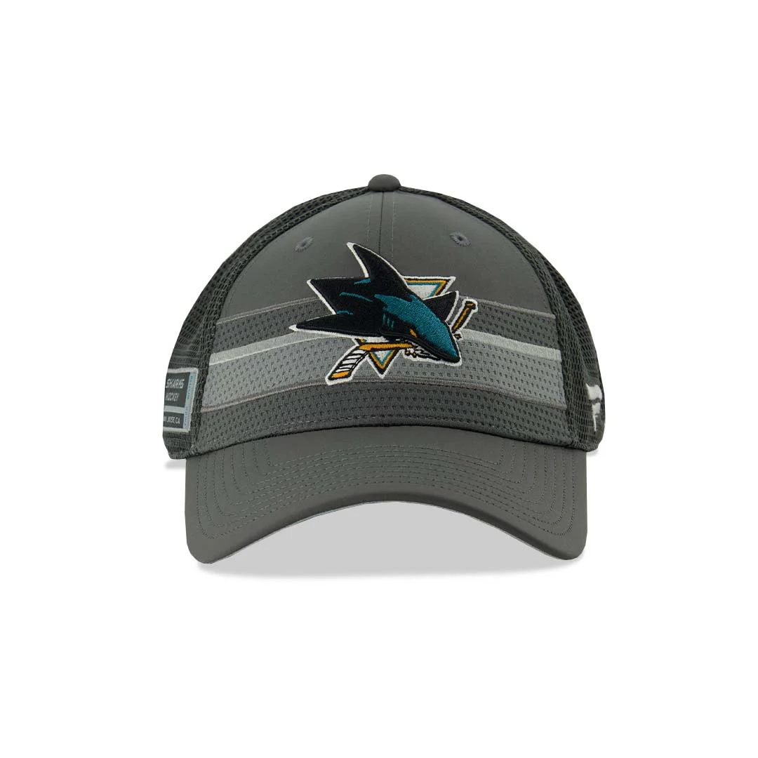 Fanatics - Men's San Jose Sharks Adjustable Mesh Cap (09MW 4805 2GE JCB)