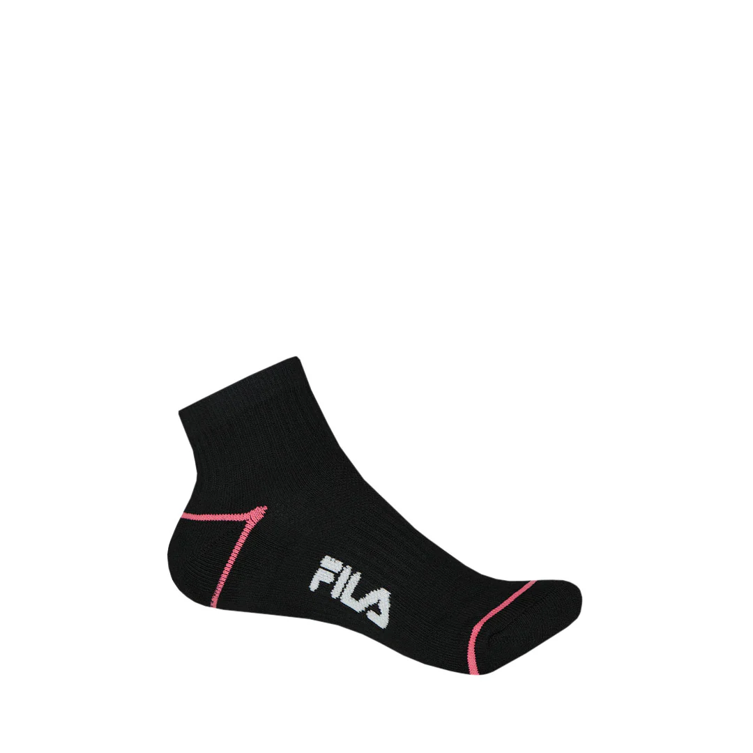 FILA - Girls' 6 Pack 1/4 Socks (FW0101 COMBO2) - Image 3