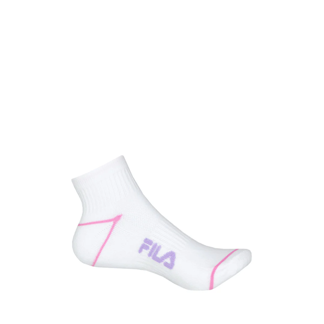 FILA - Girls' 6 Pack 1/4 Socks (FW0101 COMBO2) - Image 5