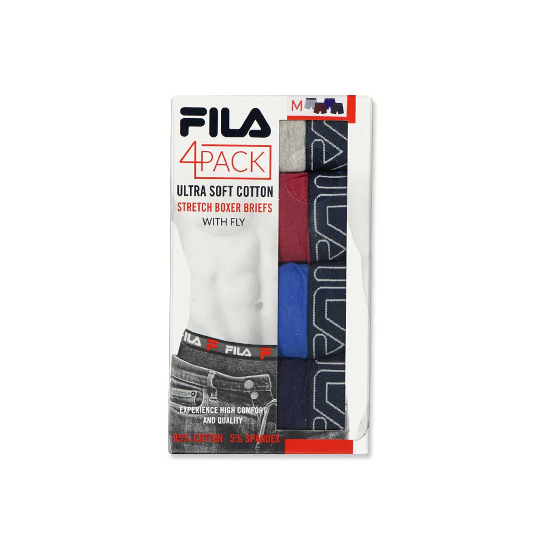 FILA - Men's 4 pack Boxer Brief (FM312BXCS28 410) - Image 2