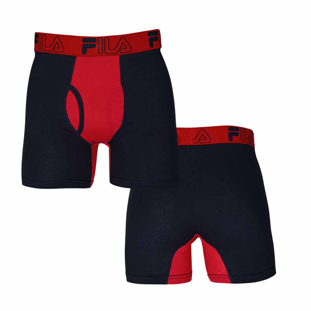 FILA - Men's 4 Pack Boxer Brief (FM312BXCS28 600) - Image 3
