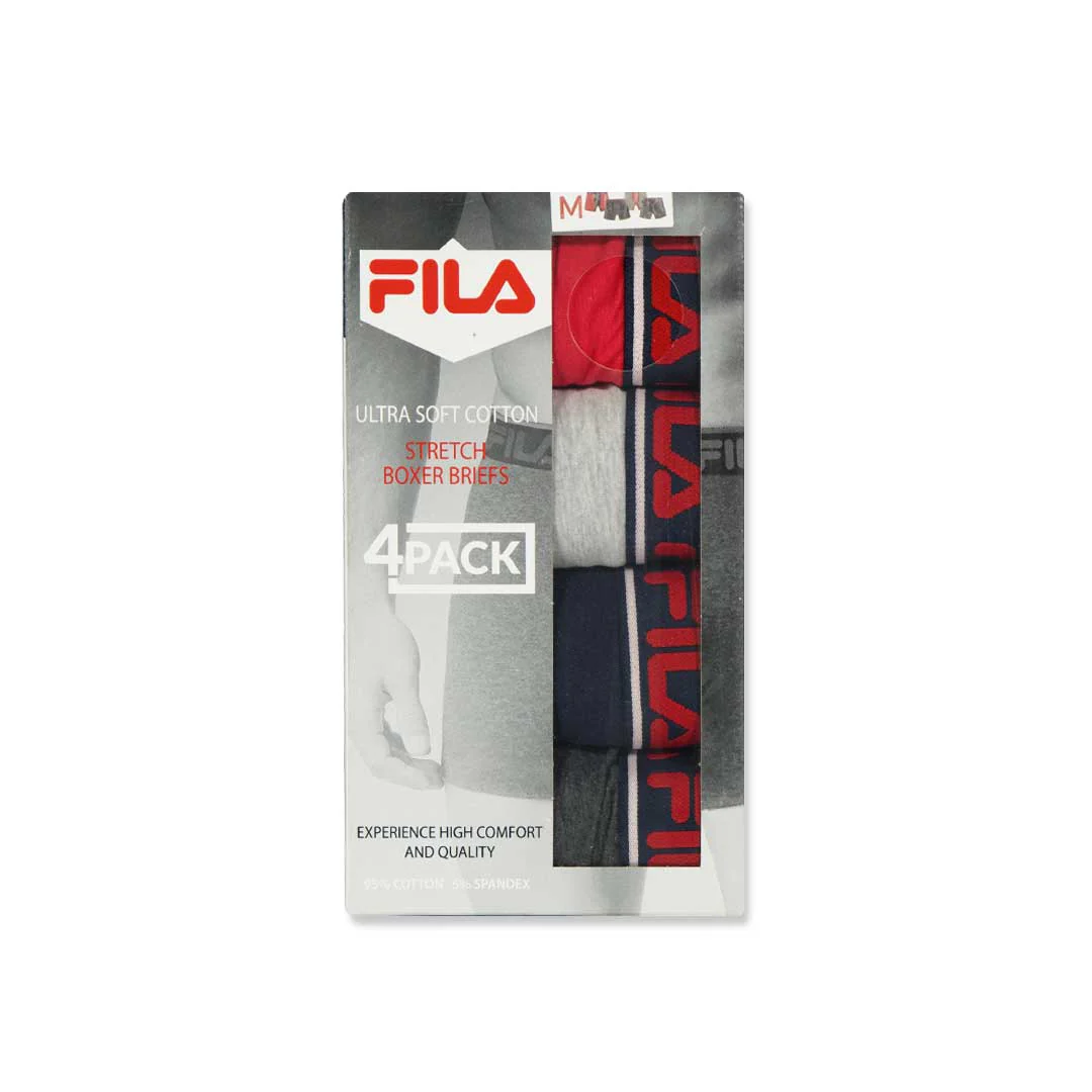 FILA - Men's 4 Pack Boxer Brief (FM412BXCS15 410) - Image 2