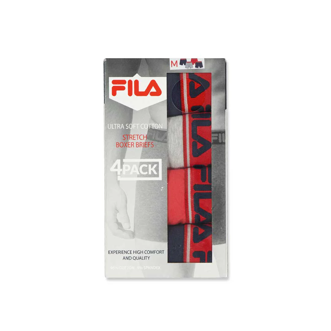 FILA - Men's 4 Pack Boxer Brief (FM412BXCS15 600) - Image 2