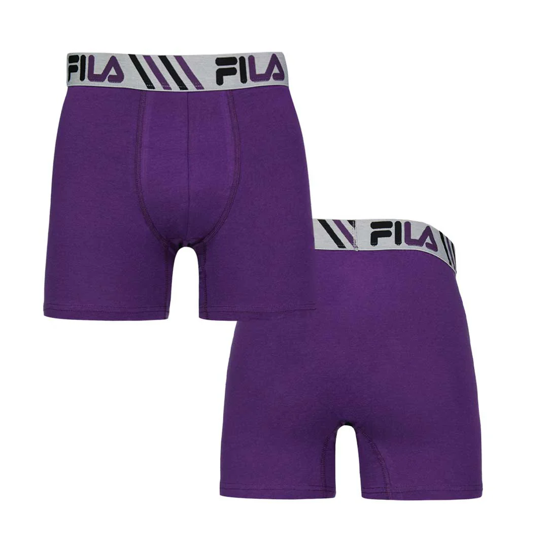 FILA - Men's 4 Pack Boxer Brief (FM412BXCS16 259) - Image 6