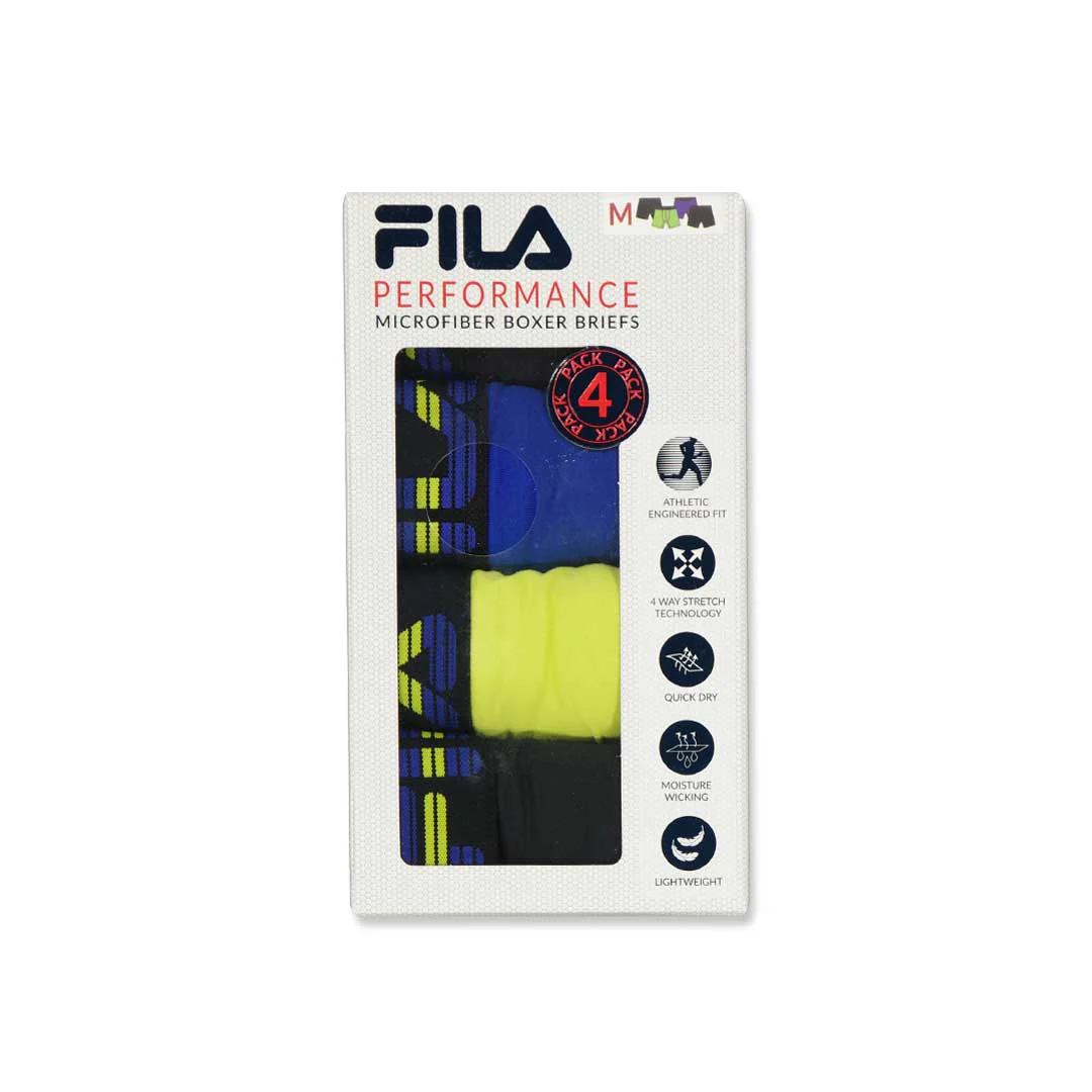 FILA - Men's 4 Pack Boxer Brief (FM412BXPB9 400) - Image 2