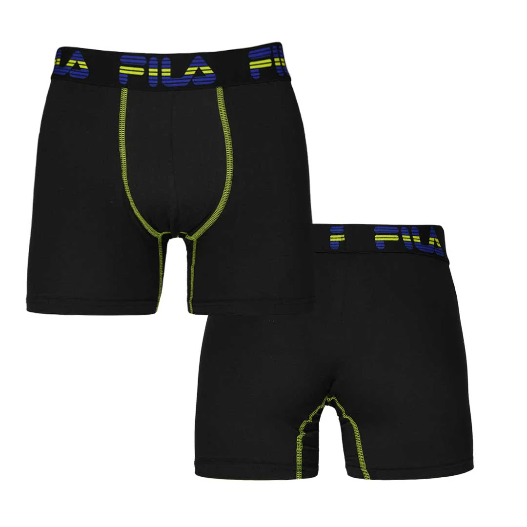 FILA - Men's 4 Pack Boxer Brief (FM412BXPB9 400) - Image 4