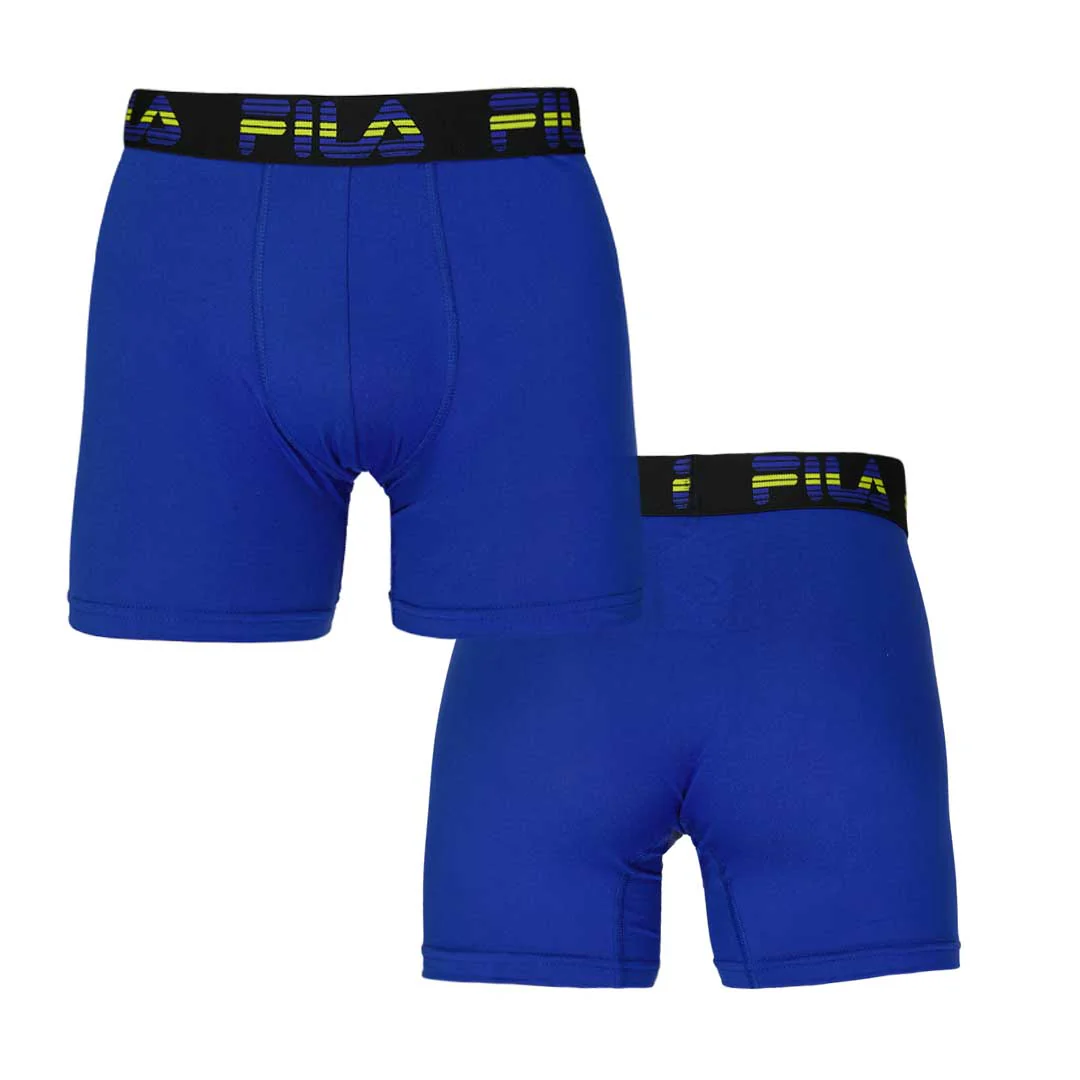 FILA - Men's 4 Pack Boxer Brief (FM412BXPB9 400) - Image 5