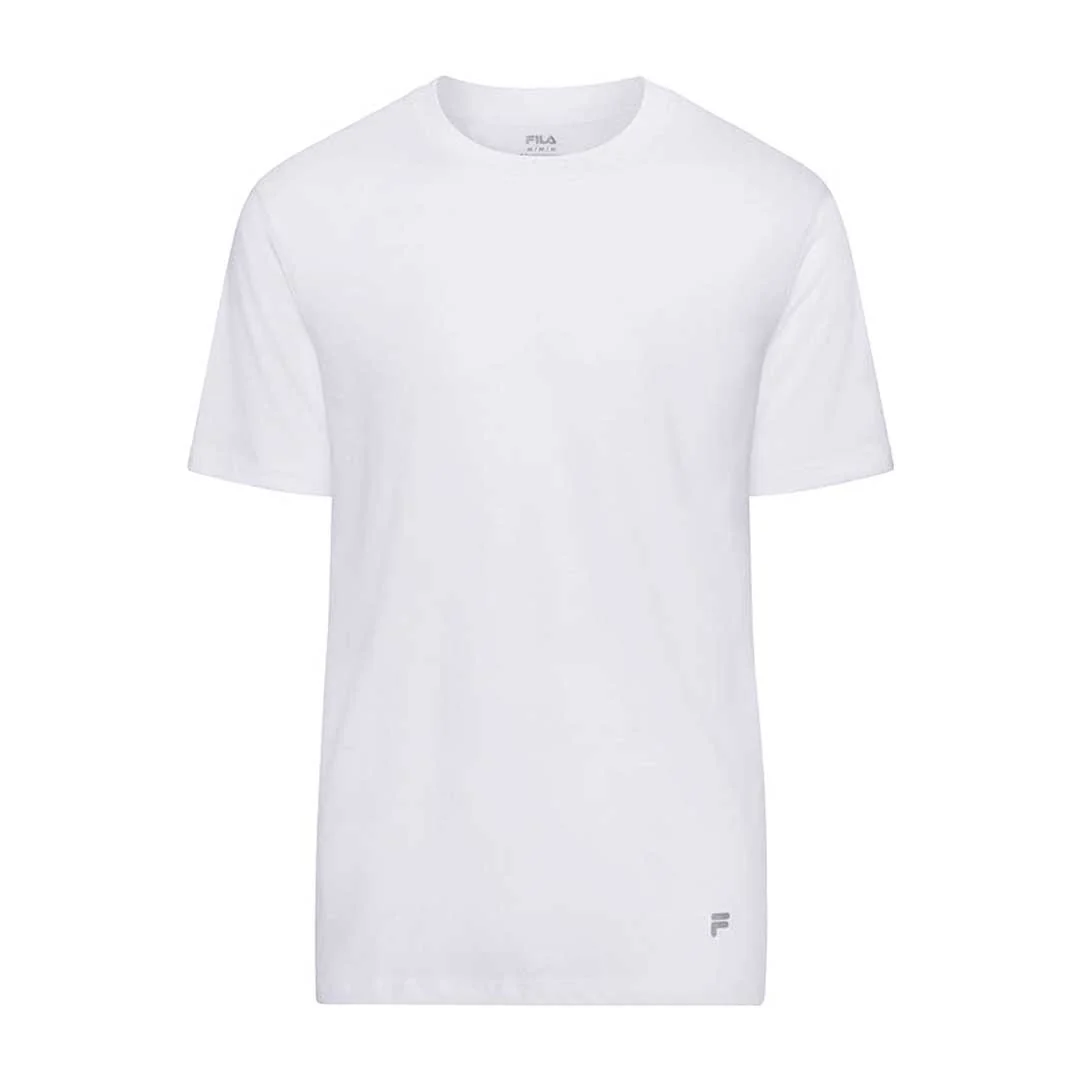 FILA - Men's 4 Pack Crew Neck T-Shirt (FM0114CT23 100) - Image 2
