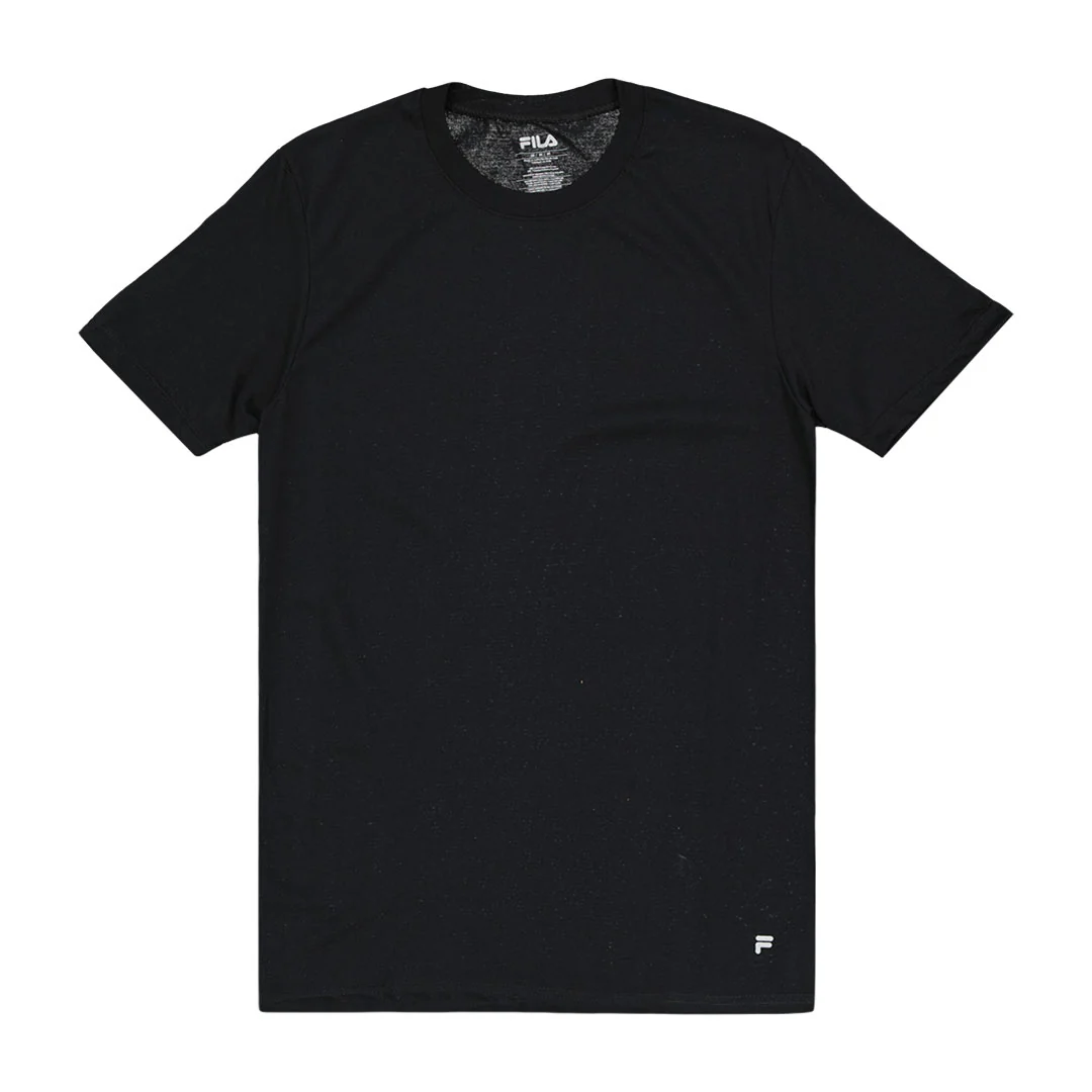 FILA - Men's 4 Pack Crew Neck T-Shirt (FM0314CT BLKNVY) - Image 4