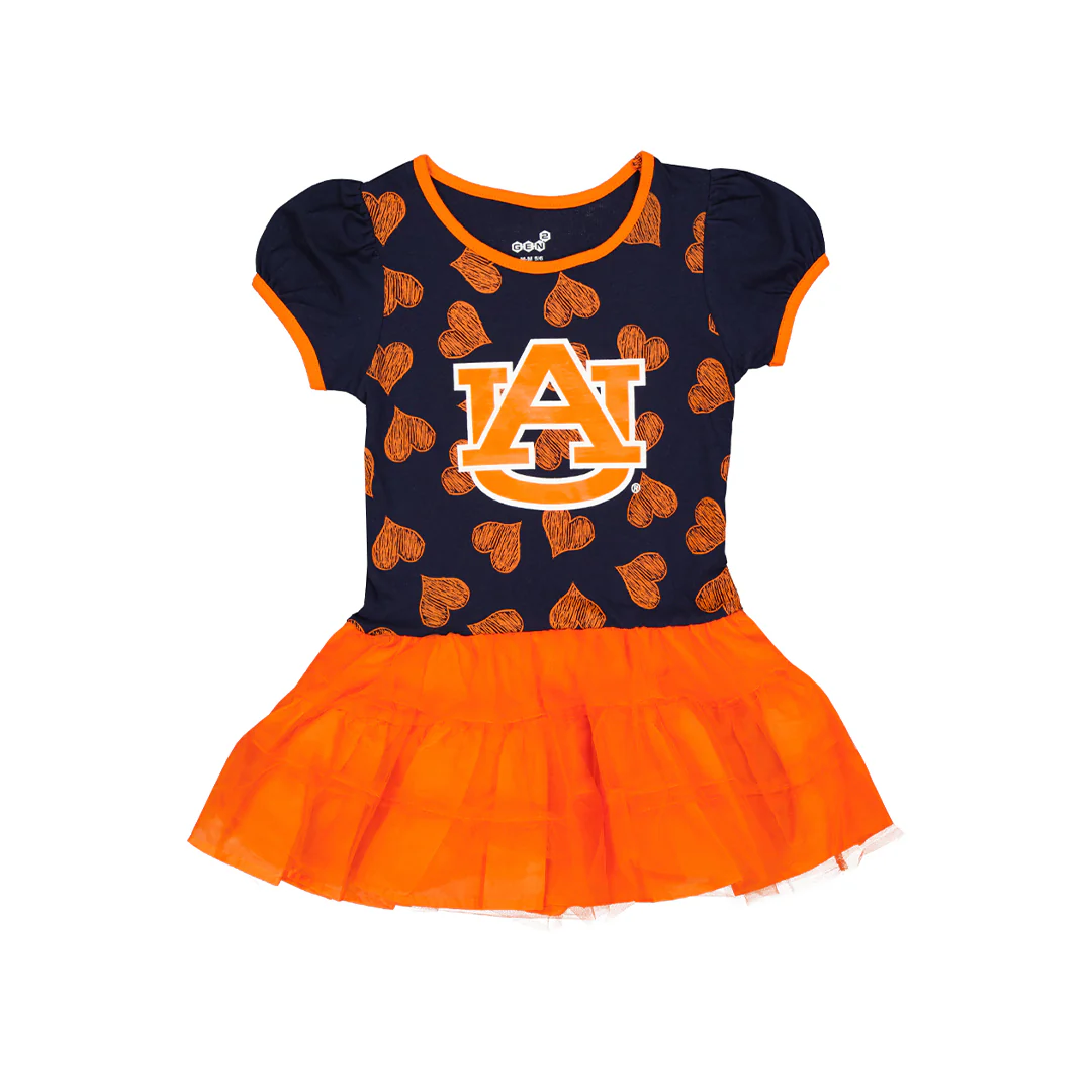 Girls' Auburn Tigers Love to Dance Tutu (K458EE 92N)