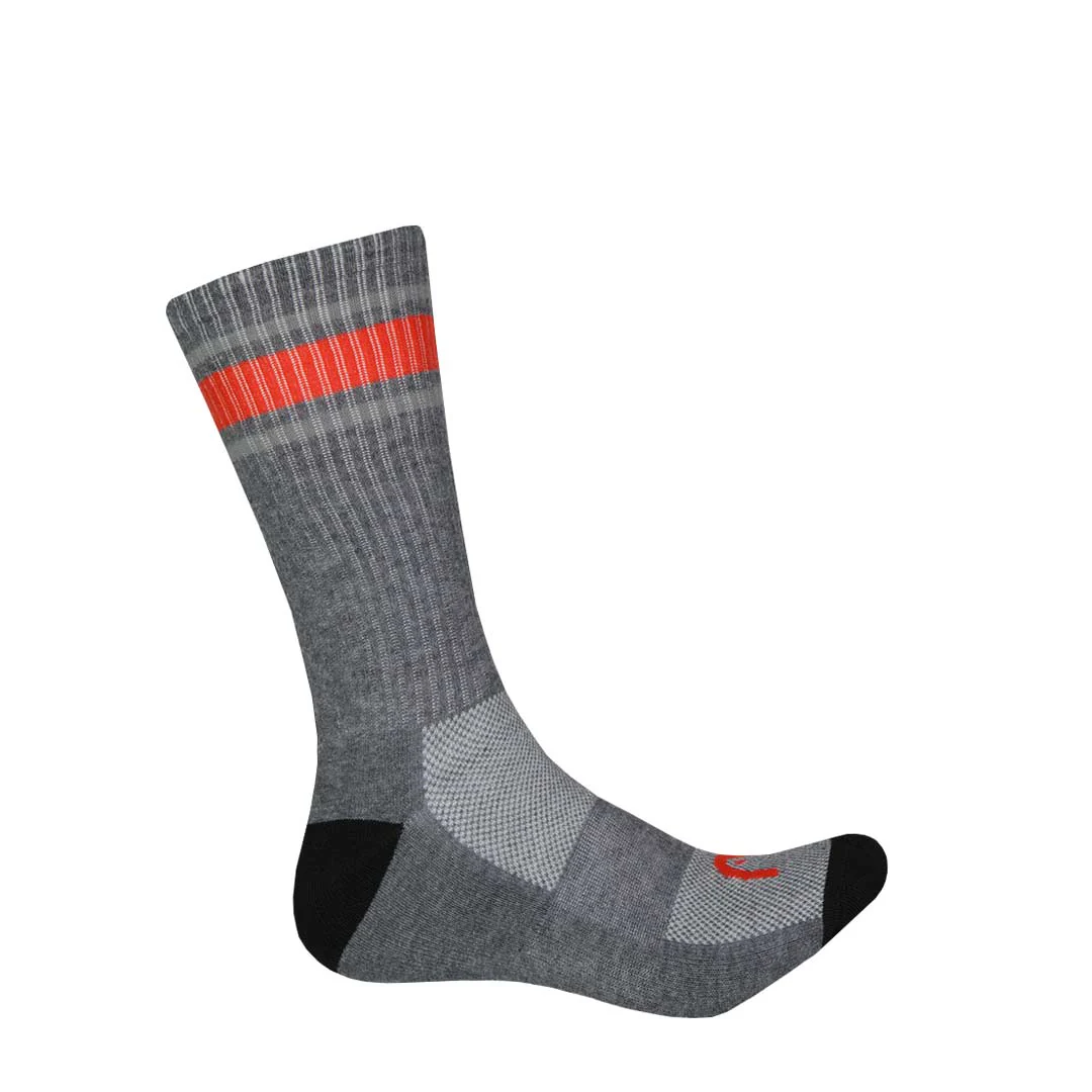 Head - Men's Cushion 6 Pack Crew Socks (HEAMHSR017 CHBK) - Image 2