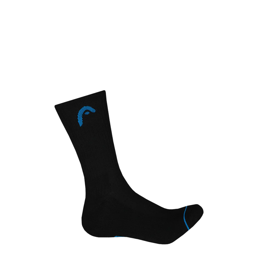 Head - Men's Cushion 6 Pack Crew Socks (HMHE035 BLK) - Image 2