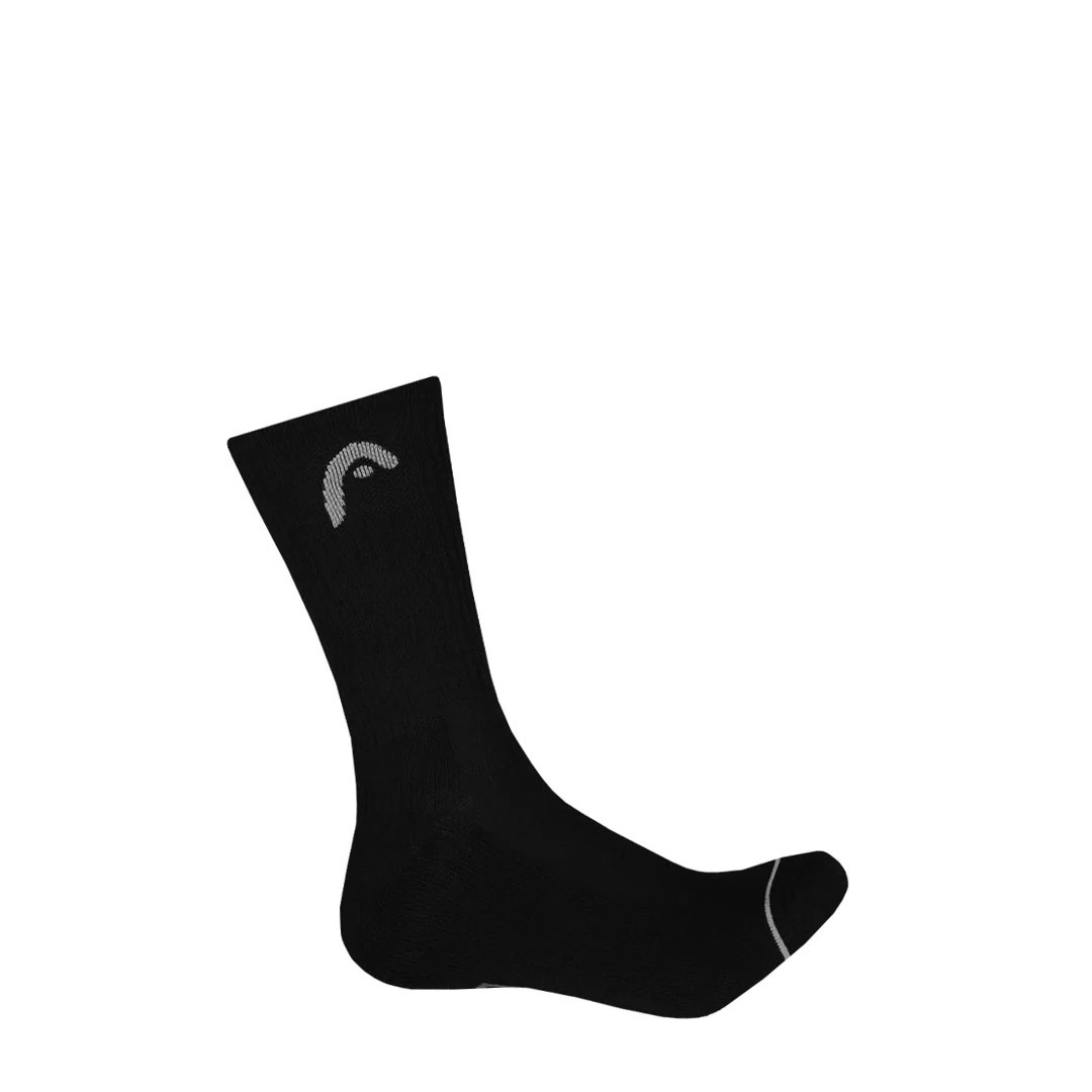 Head - Men's Cushion 6 Pack Crew Socks (HMHE035 BLK) - Image 5