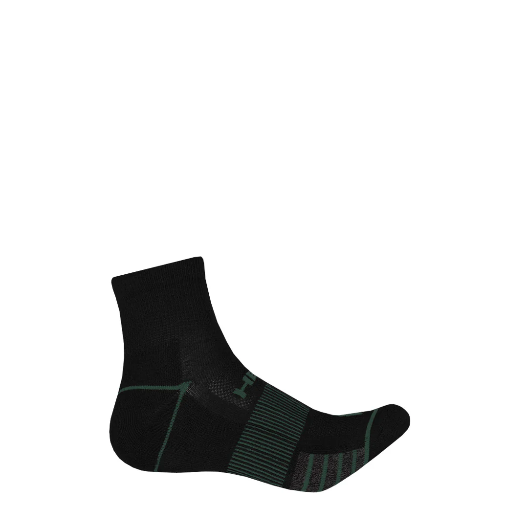 Head - Men's Cushion 8 Pack 1/4 Crew Socks (HEMH029 BKCL) - Image 3