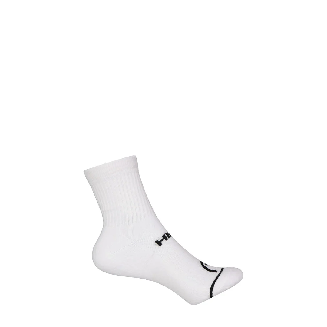 Head - Women's Cushion 8 Pack Mid Crew Socks (HELH019 WHT) - Image 2
