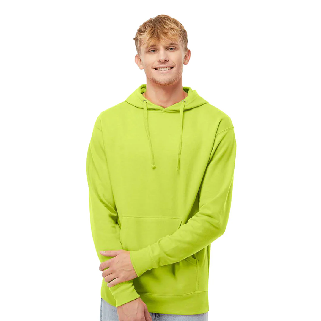 Independent Trading Company - Men's Fleece Hoodie (SS4500P SFTY YLW) - Image 2