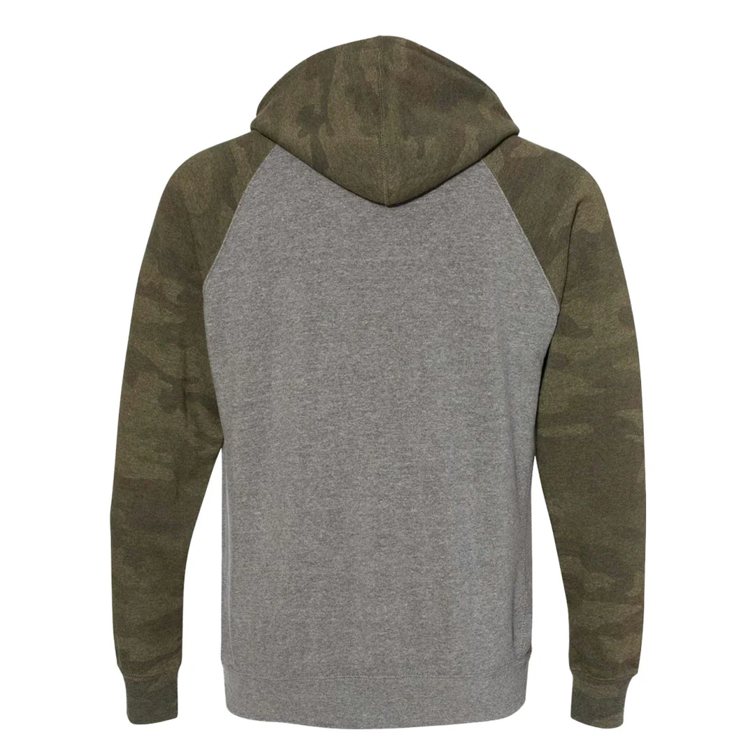 Independent Trading Company - Unisex Raglan Hoodie (PRM33SBP NIFC) - Image 4