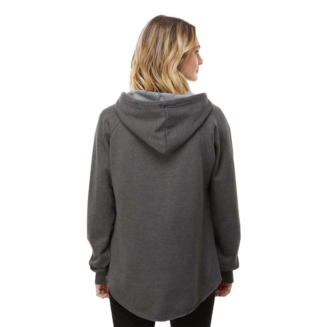 Independent Trading Company - Women's California Wave Wash Pullover Hoodie (PRM2500C SHDW) - Image 3